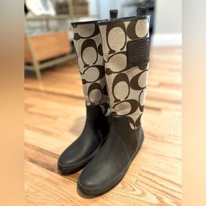 Coach 👢 Rain boots